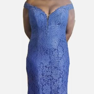 Floor Length  Mermaid Dress